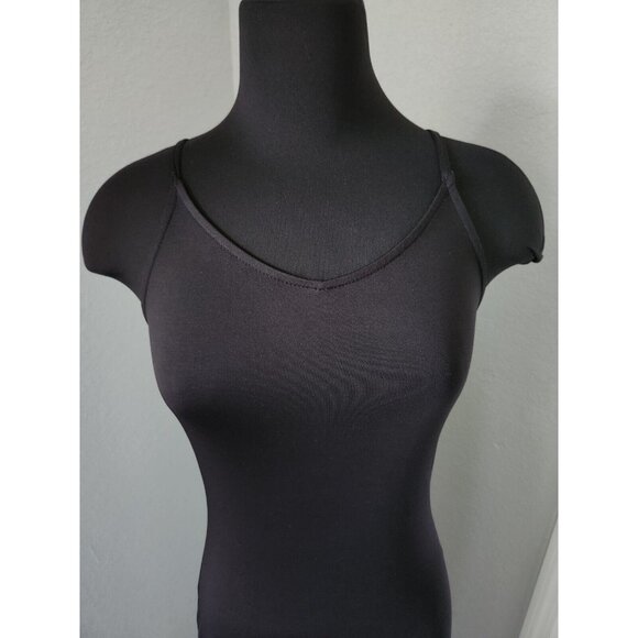 Absolutely Love It Maxi Black Dress Slim Spaghetti Straps Womens Size Small - Picture 2 of 10